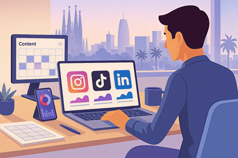 Redes sociales y SEO local en Barcelona 2026 - Guía para negocios